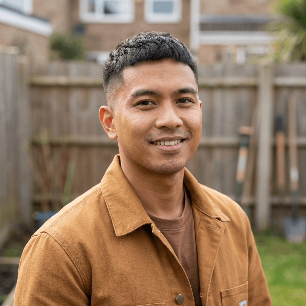 Daniel R., a client in downtown Toronto